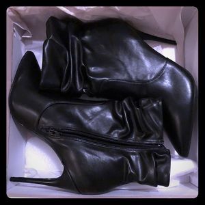 Black Booties size 12